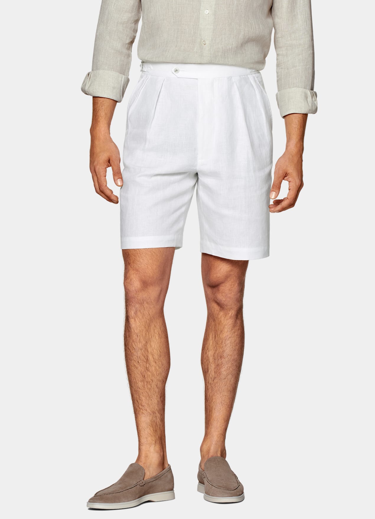 Short Straight Leg blanc