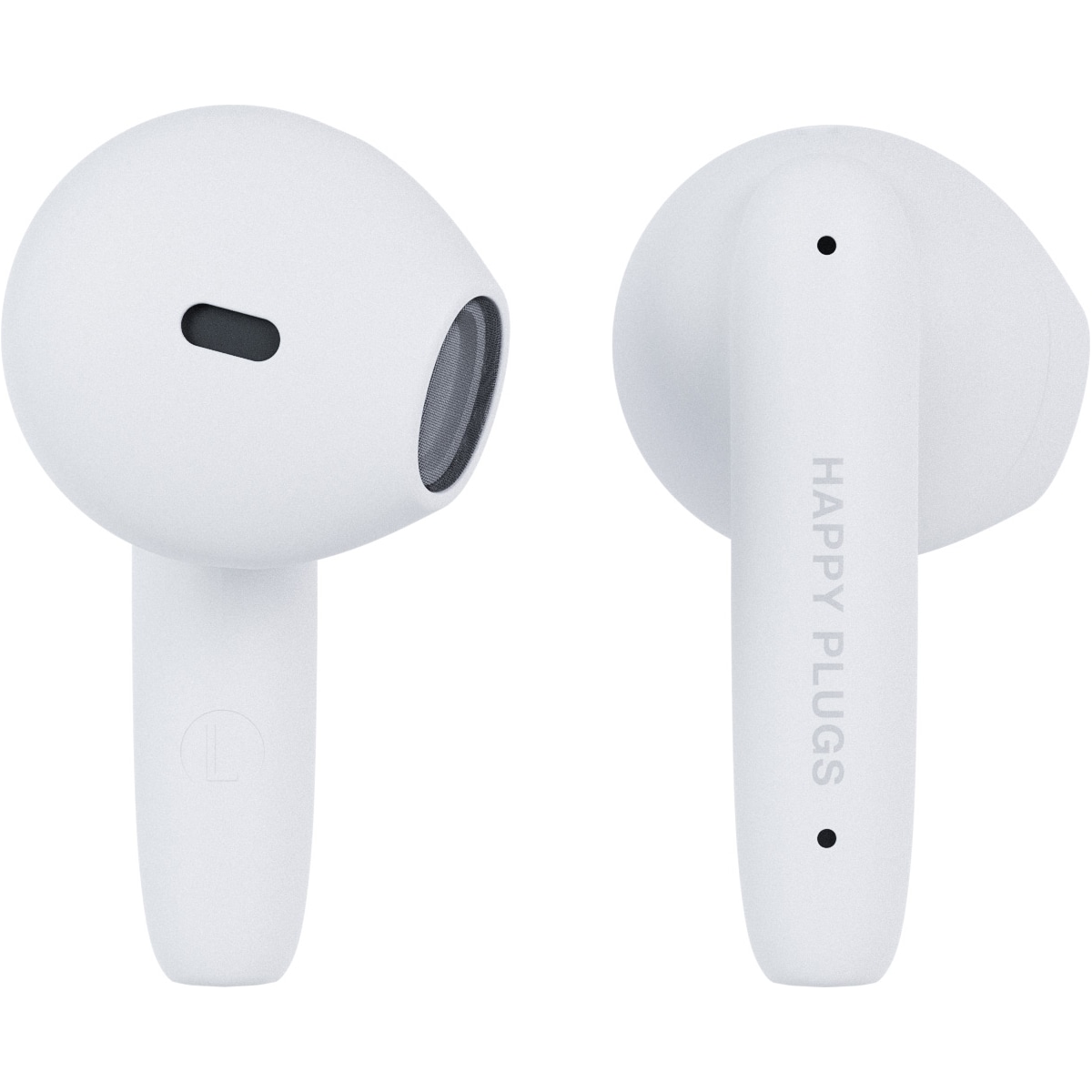 Happy Plugs Joy Lite helt trådløse in-ear hodetelefoner (hvit)