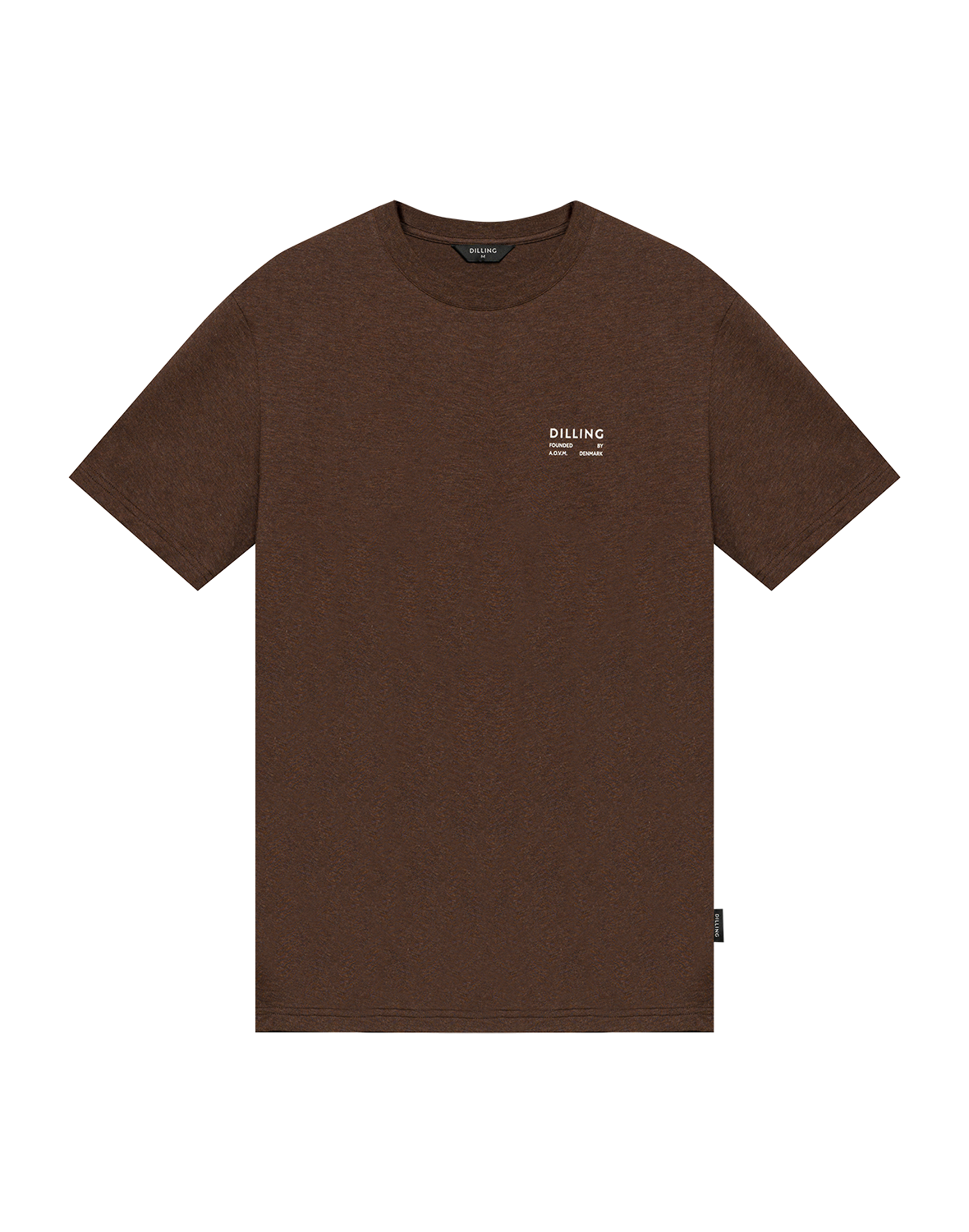 T-shirt van katoen voor heren in Bosnacht