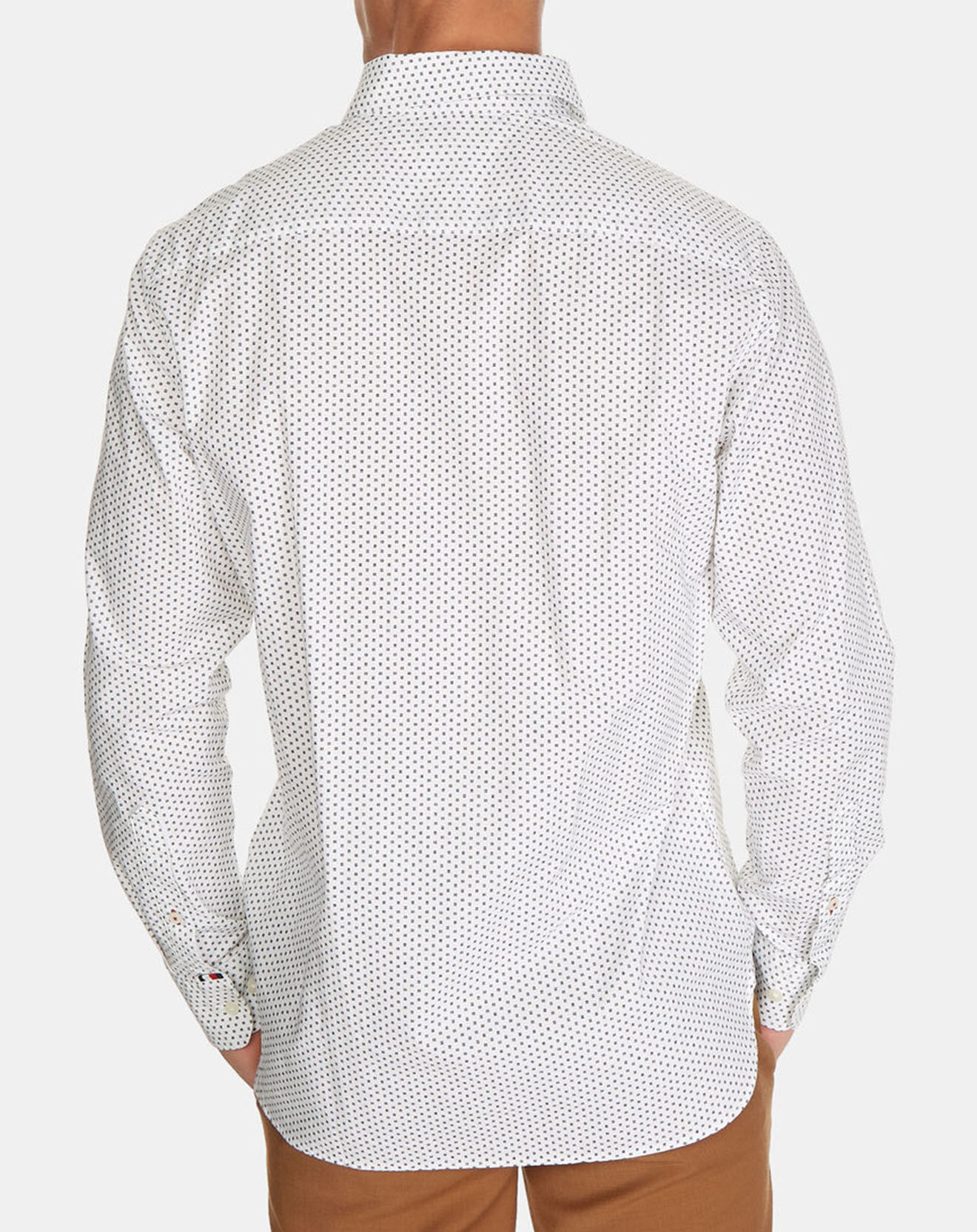 Tommy Hilfiger Chemise regular Oxford mini imprimé blanc/bleu