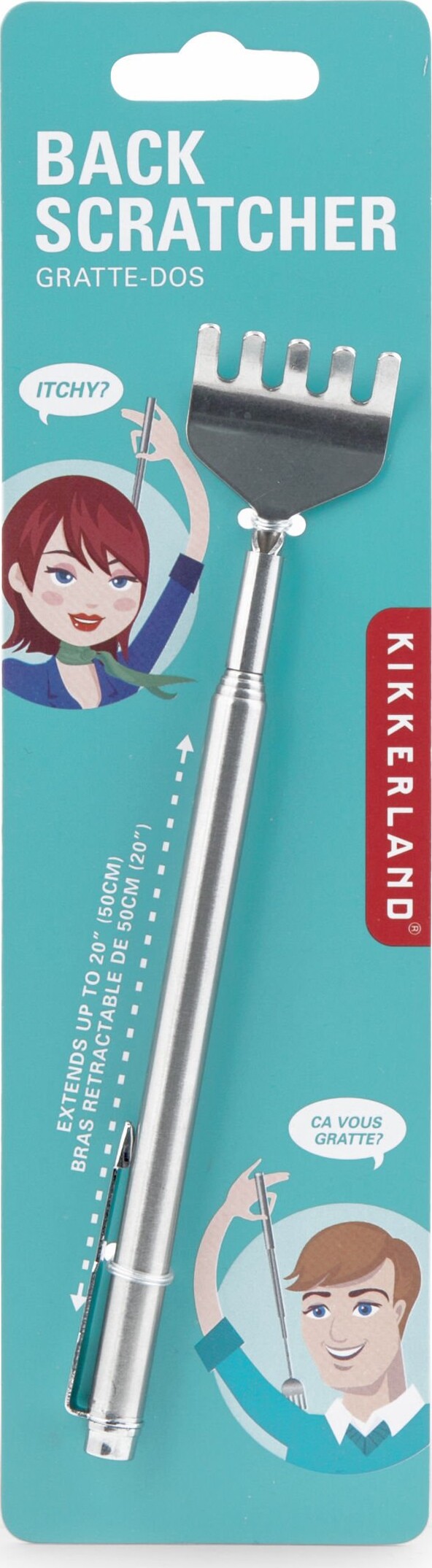 Kikkerland - Kløpind Til Ryggen - 50 CM