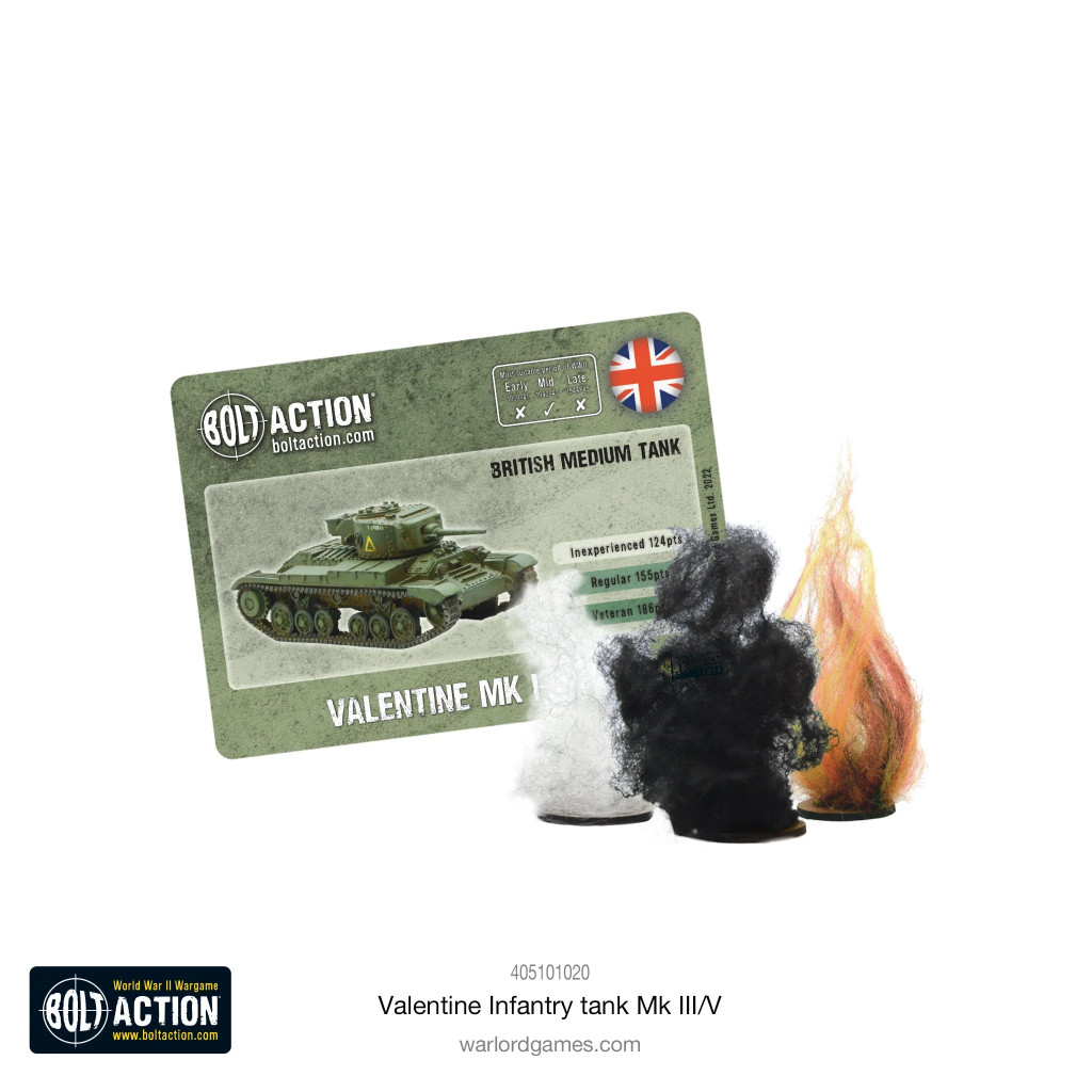 Bolt Action - Valentine Infantry Tank Mk III / V