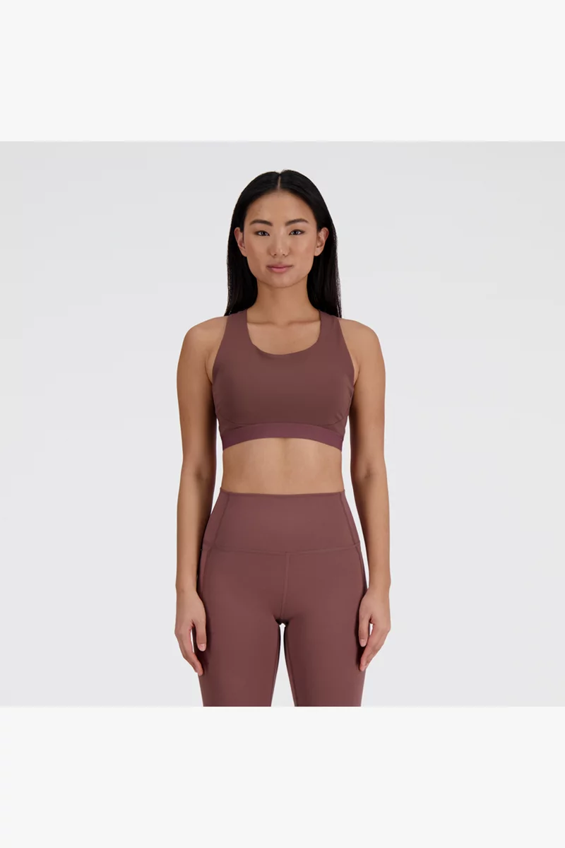 New Balance Athletics Medium Damen Sport-BH
