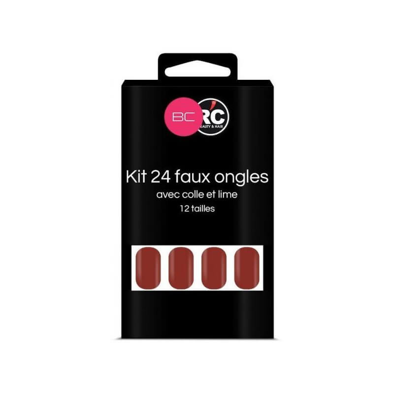 Boîte de 24 tips faux-ongles Beauty Coiffure