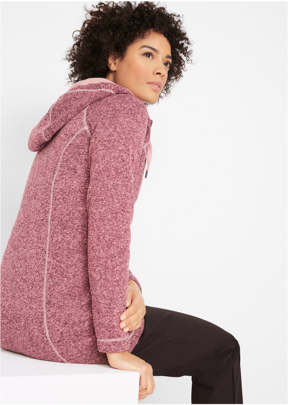 Veste longue polaire