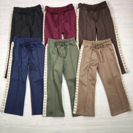 Heart Side Stripe Pants (3 kleuren)