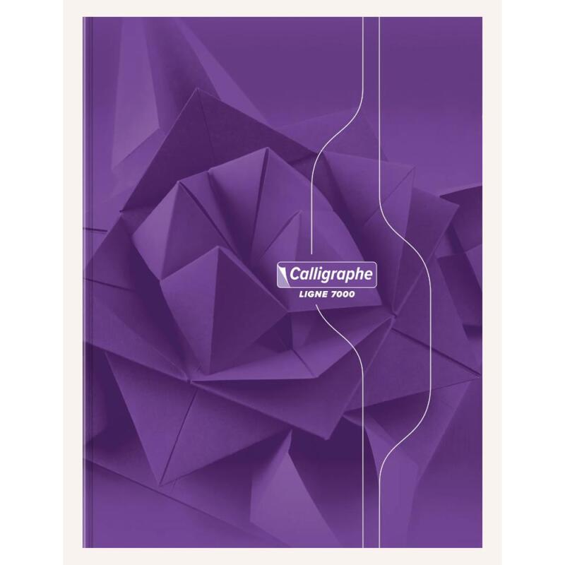 Cahier brochure rembordée rigide 7000 24x32 cm 288 pages grands carreaux 70 g - Assortis