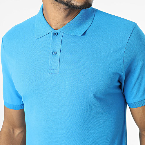 Polo Manches Courtes Bleu