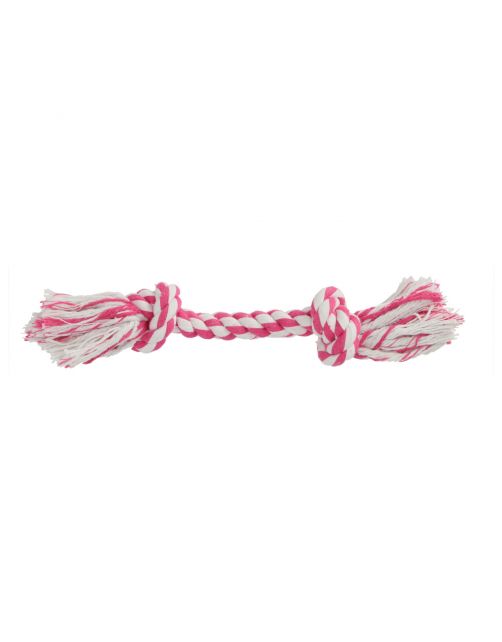 Adori Flostouw Wit&Roze - Hondenspeelgoed