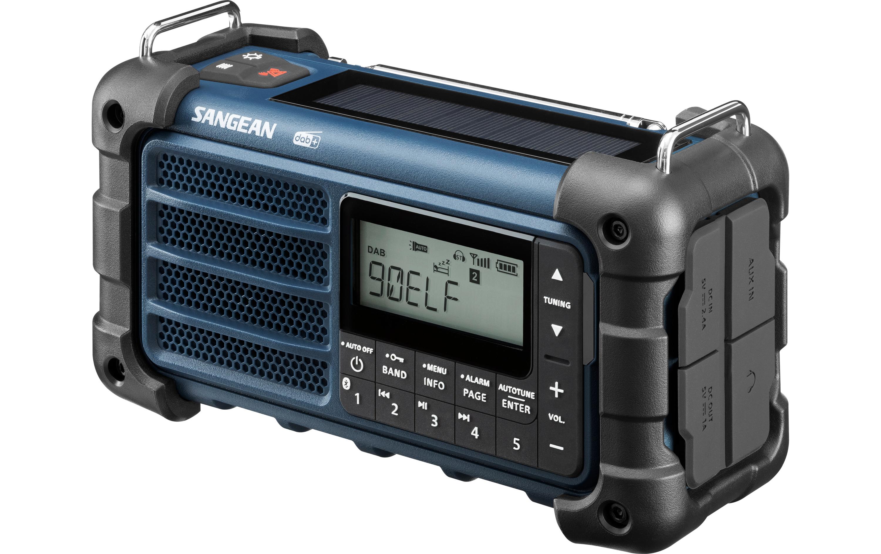 DAB+ Radio MMR-99DAB+ Blau<br>Mehrfachbetriebenes digitales Notfallradio