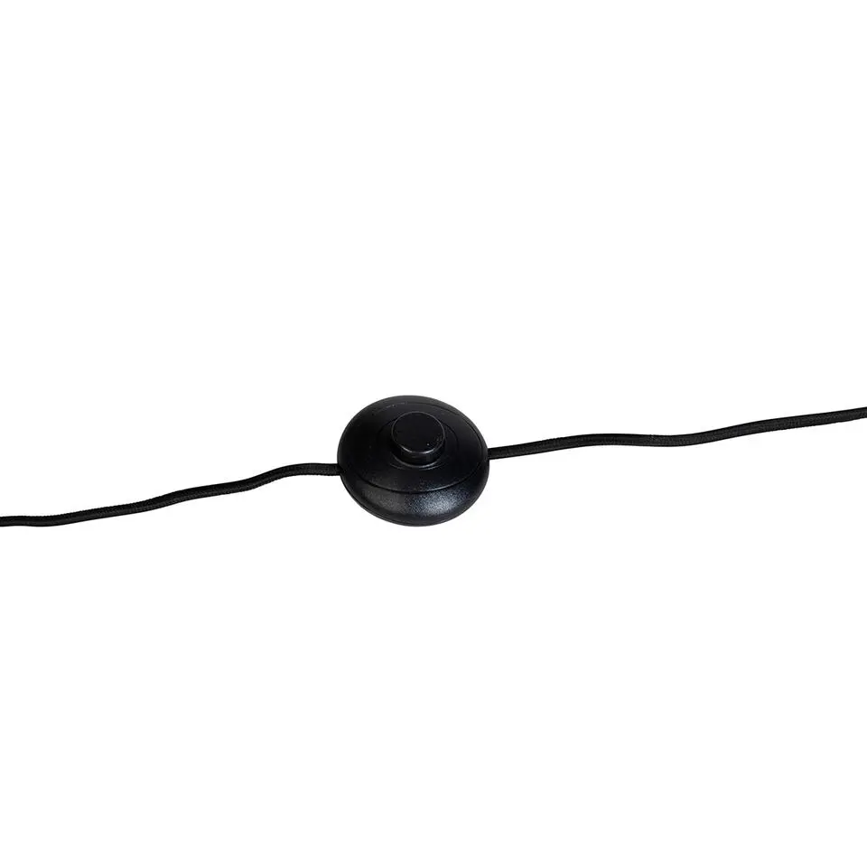 Qazqa vloerlampen wesley goudkleurig e27