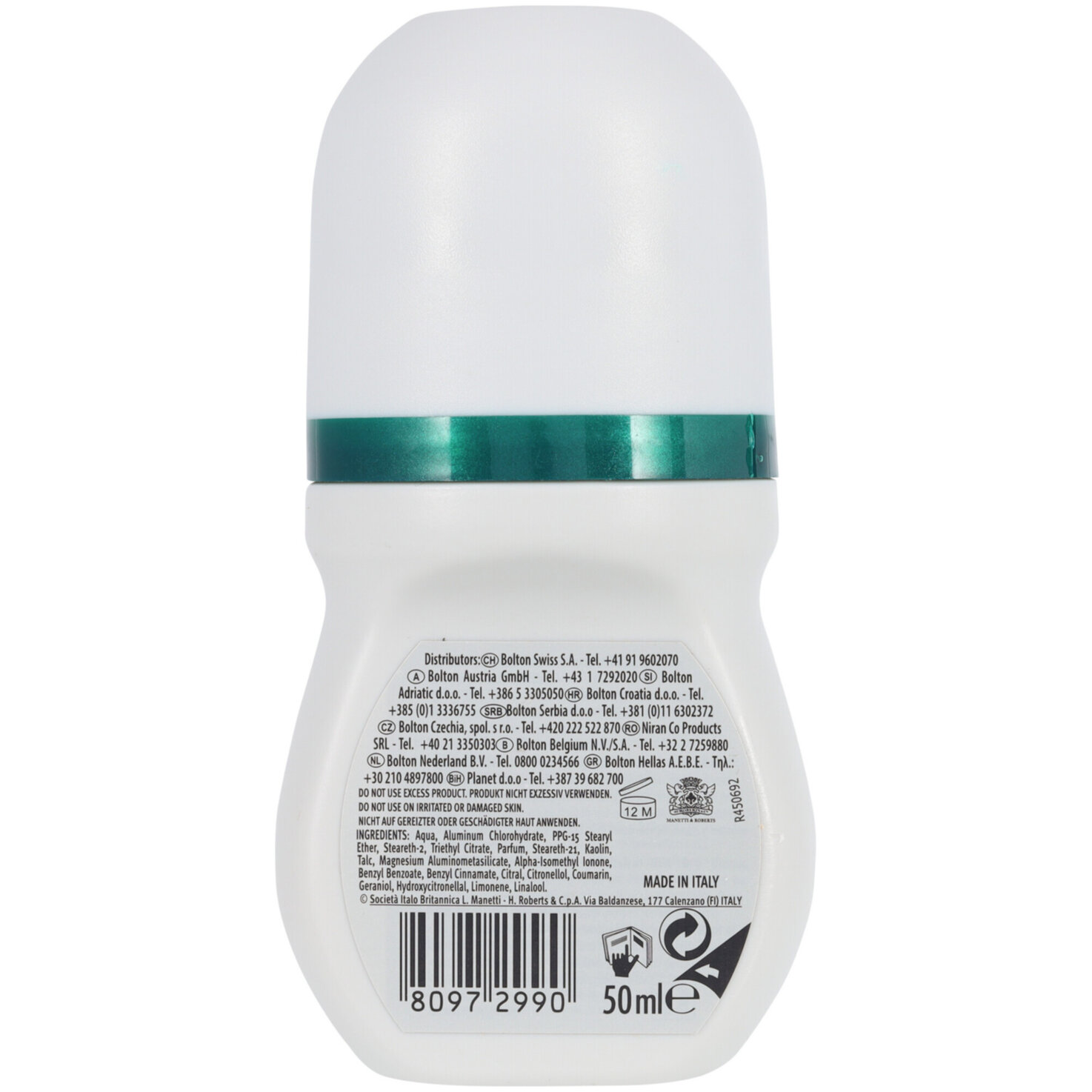 Borotalco Deo Roll On Men Extra Dry Unique Scent