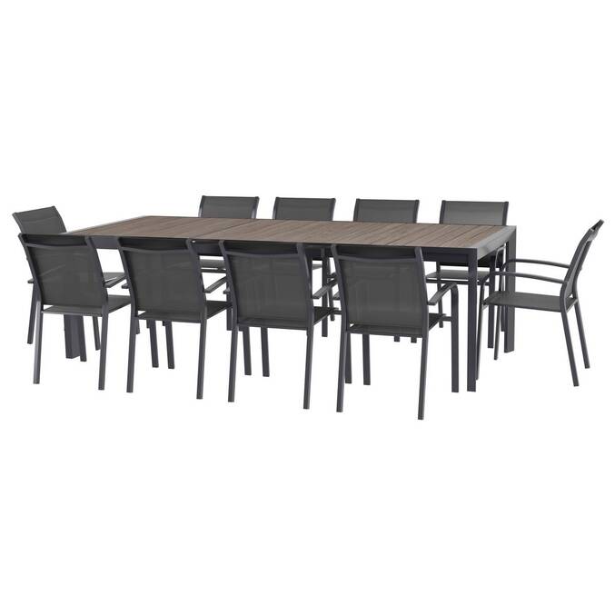 Table de jardin EVASION Seigle / Graphite