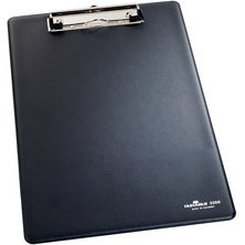 Porte-bloc A4 avec pochette noir Durable 22 x 32 cm