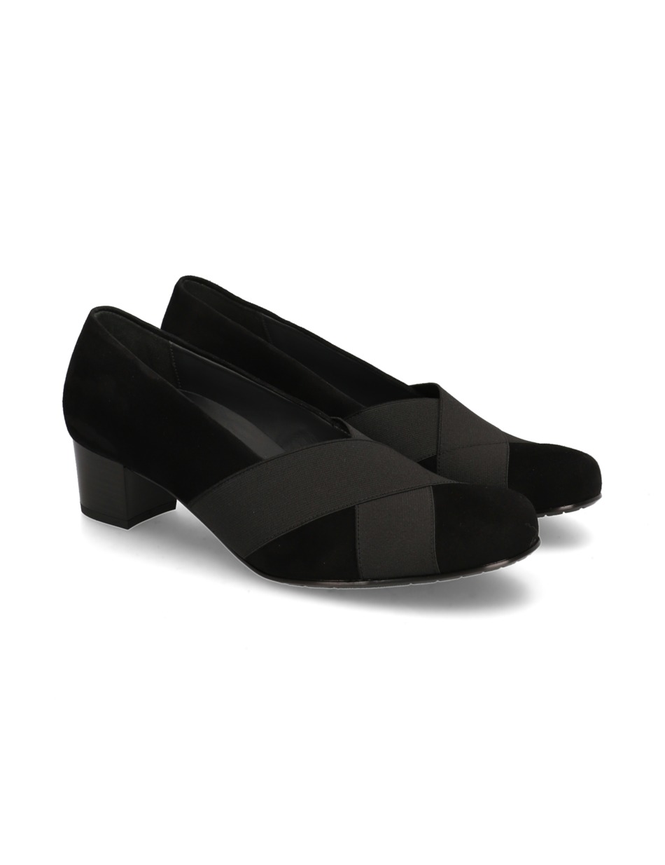 Veloursleder Pumps