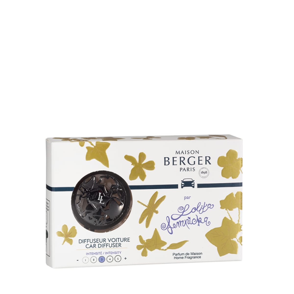 Maison Berger Paris Lolita Lempicka Gun Métal Diffuseur Voiture