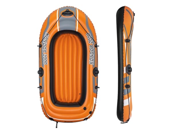 Bestway 61100, Reise / Rekreasjon, Oppblåsbar Båt, Svart, Orange, Vinyl, 2 person(er), 120 kg
