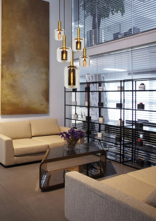 Lucide Joanet 5 cluster hanglamp Ø66 fumé