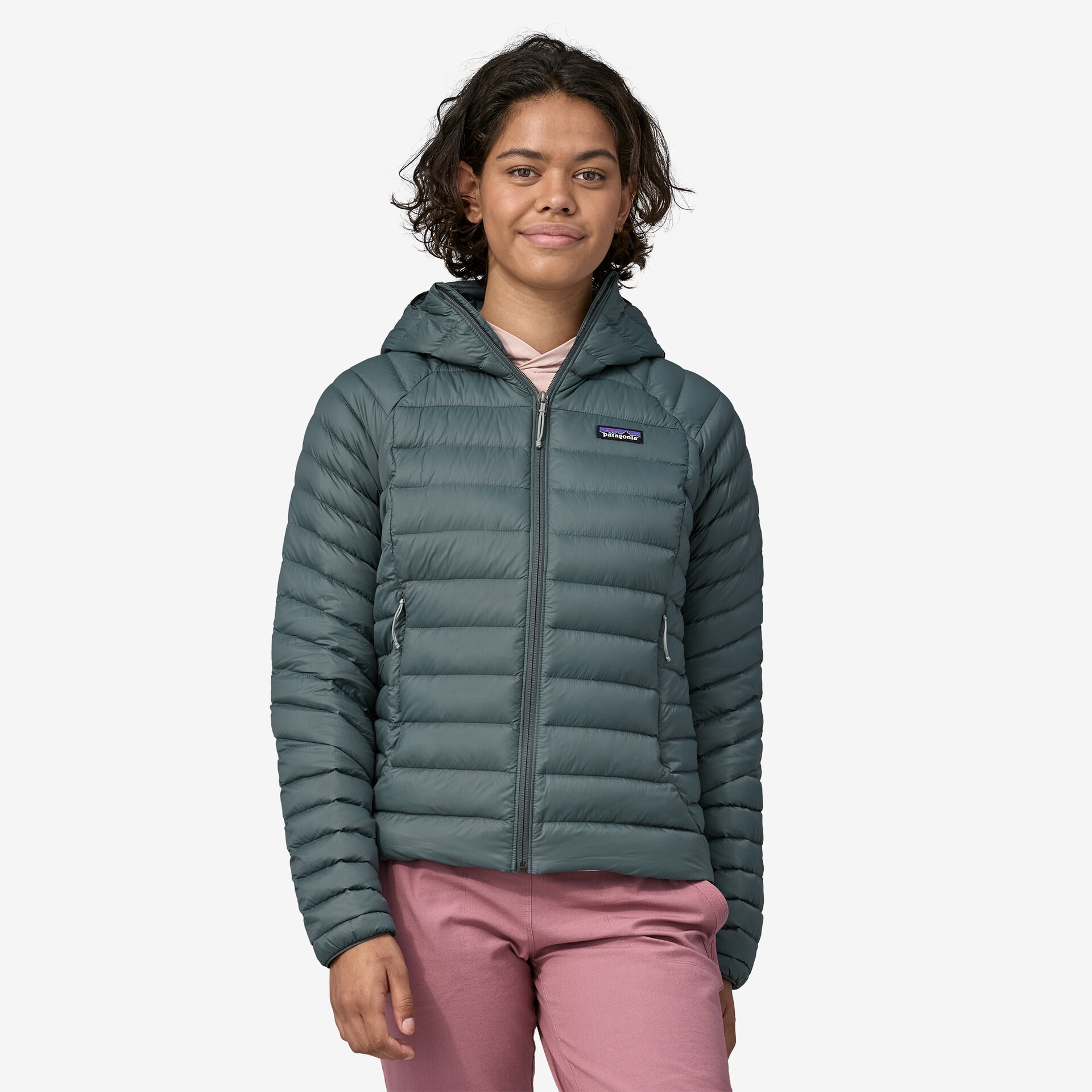 Patagonia Down Sweater Hoody, Dame<br>Varm, behagelig og lett dunjakke!