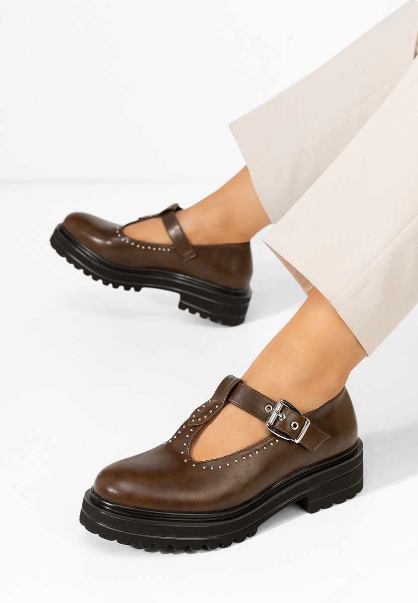 Chaussures casual femme bruns Pietrina