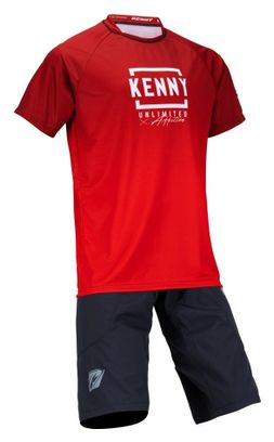 Maillot Manches Courtes Kenny Indy Rouge