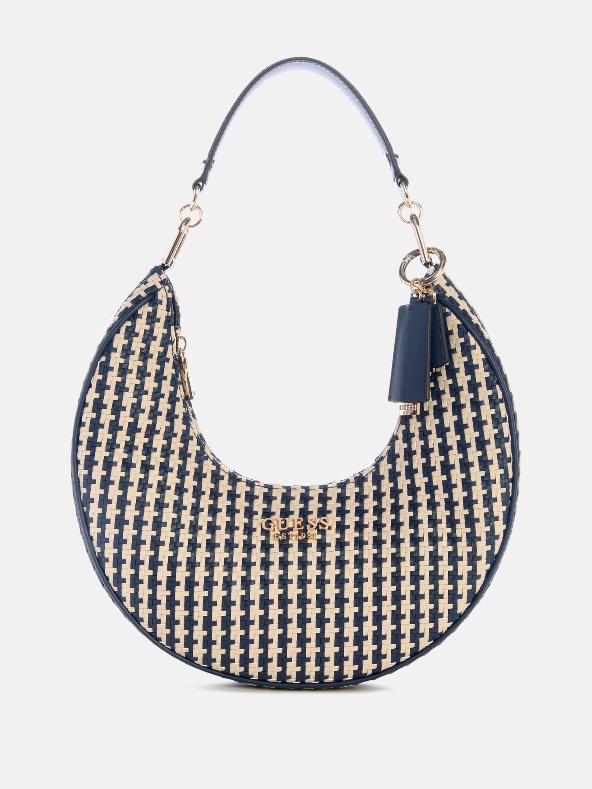 Bolsa de ombro hobo trançada Mirema