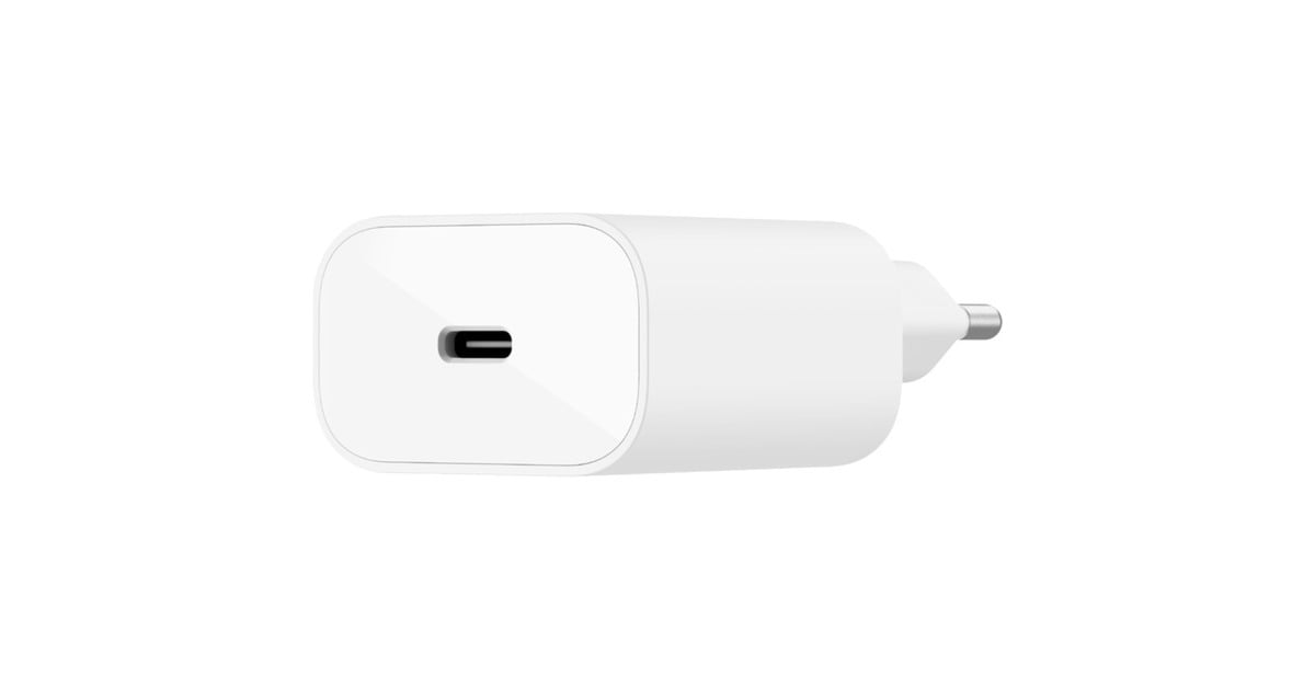 Belkin25W USB-C PD 3.0 Wandlader met PPS  (Wit)