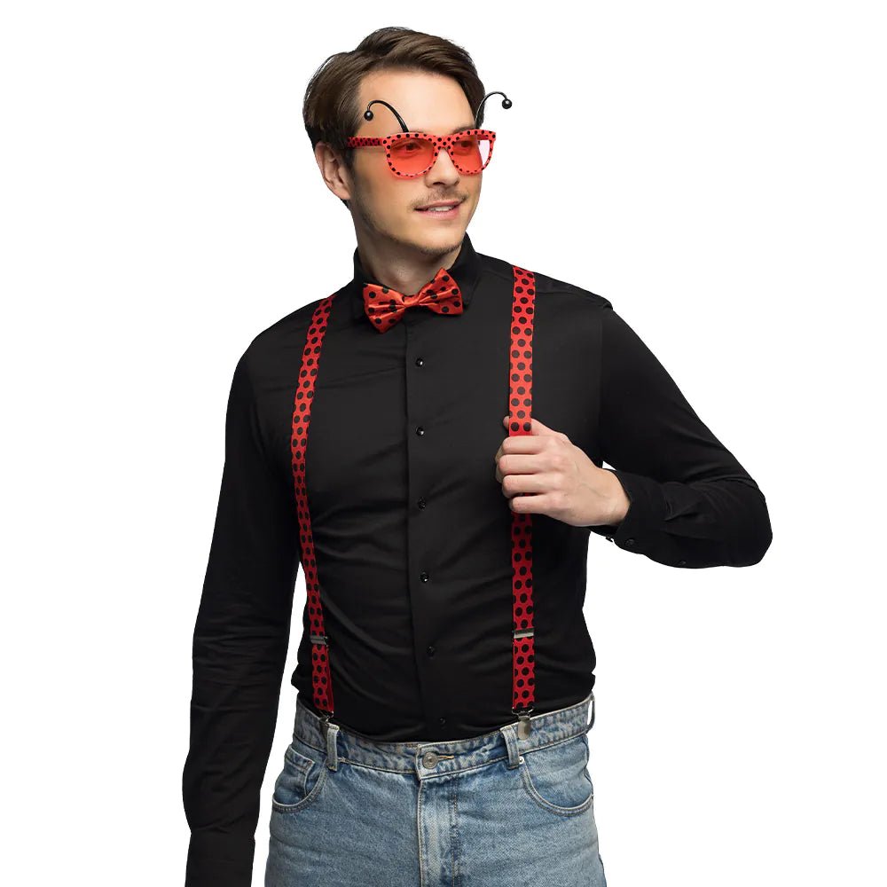 Lieveheersbeestje Accessoireset Rood Zwart 3 delig