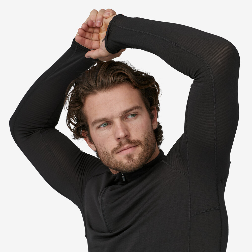 Capilene Thermoshirt für Herren mit Reißverschlusskragen