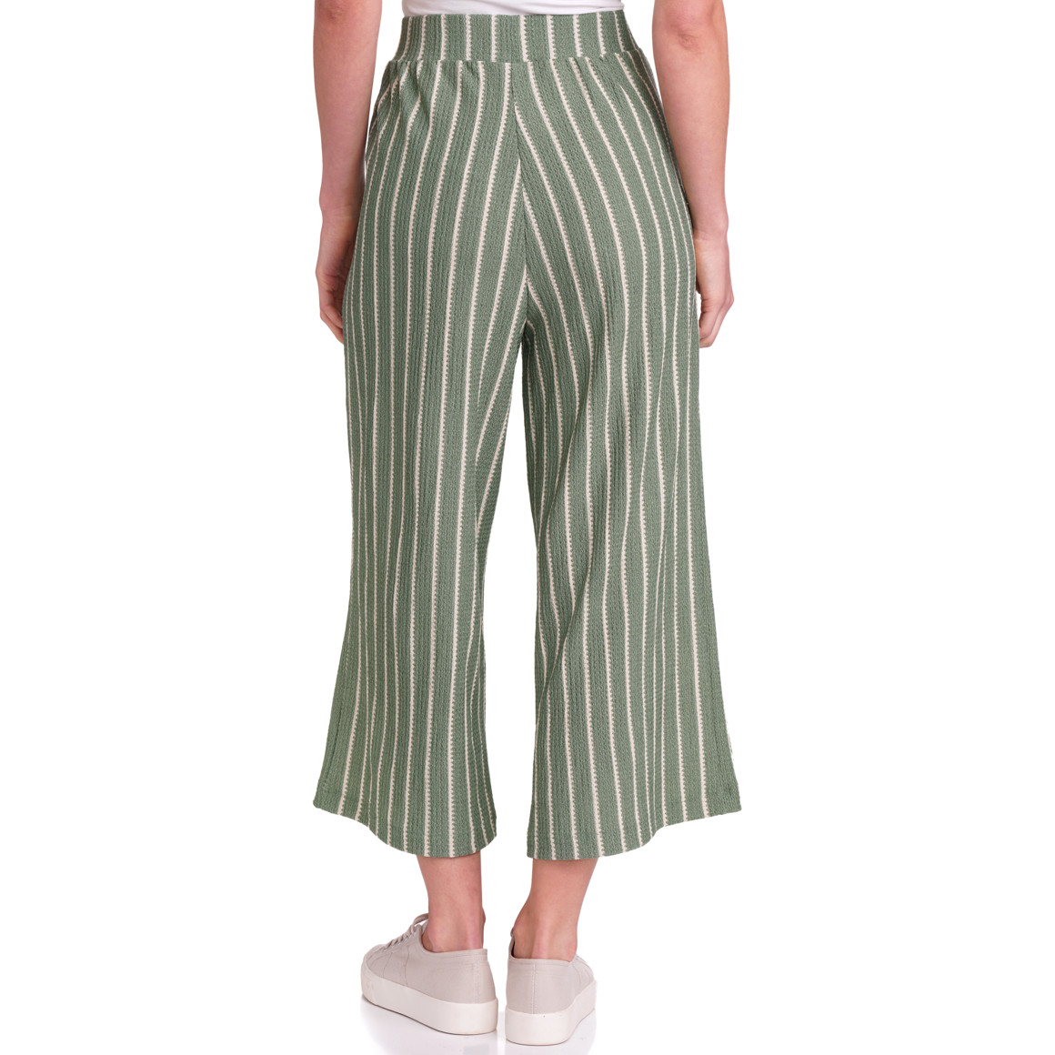 Gina Benotti Damen Culotte mit strukturiertem Material grün