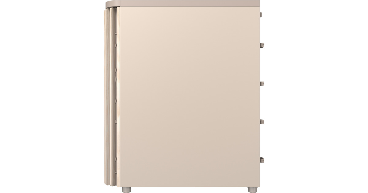 ASUSProArt PA401 Wood Edition - Tempered Glass Panel midi tower behuizing  (Beige/houtkleur | 2x USB-A | 1x USB-C | Tempered Glass)