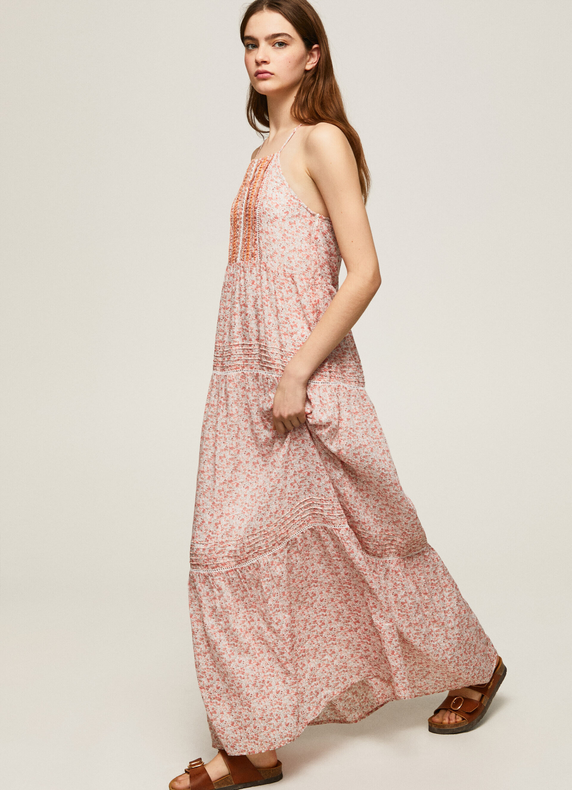 VESTIDO PARHI FLOWER - multicolorido
