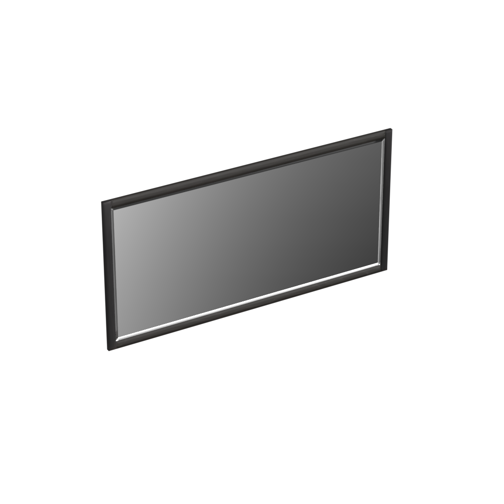 Forzalaqua Gela spiegel 160x80cm black oiled