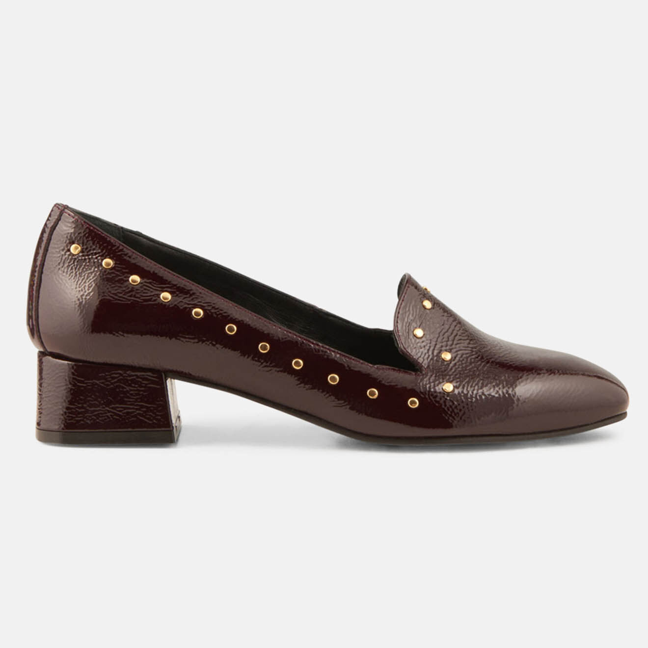 Minelli Mocassins en Cuir verni Fanny bordeaux