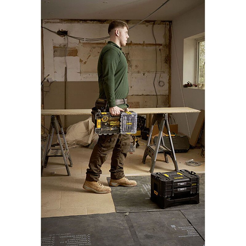 Douilles M 1/4’’ Stanley STAKBOX – Jeu complet 48 pièces