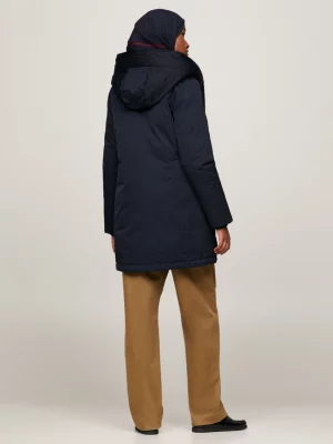Parka acolchoada com capuz