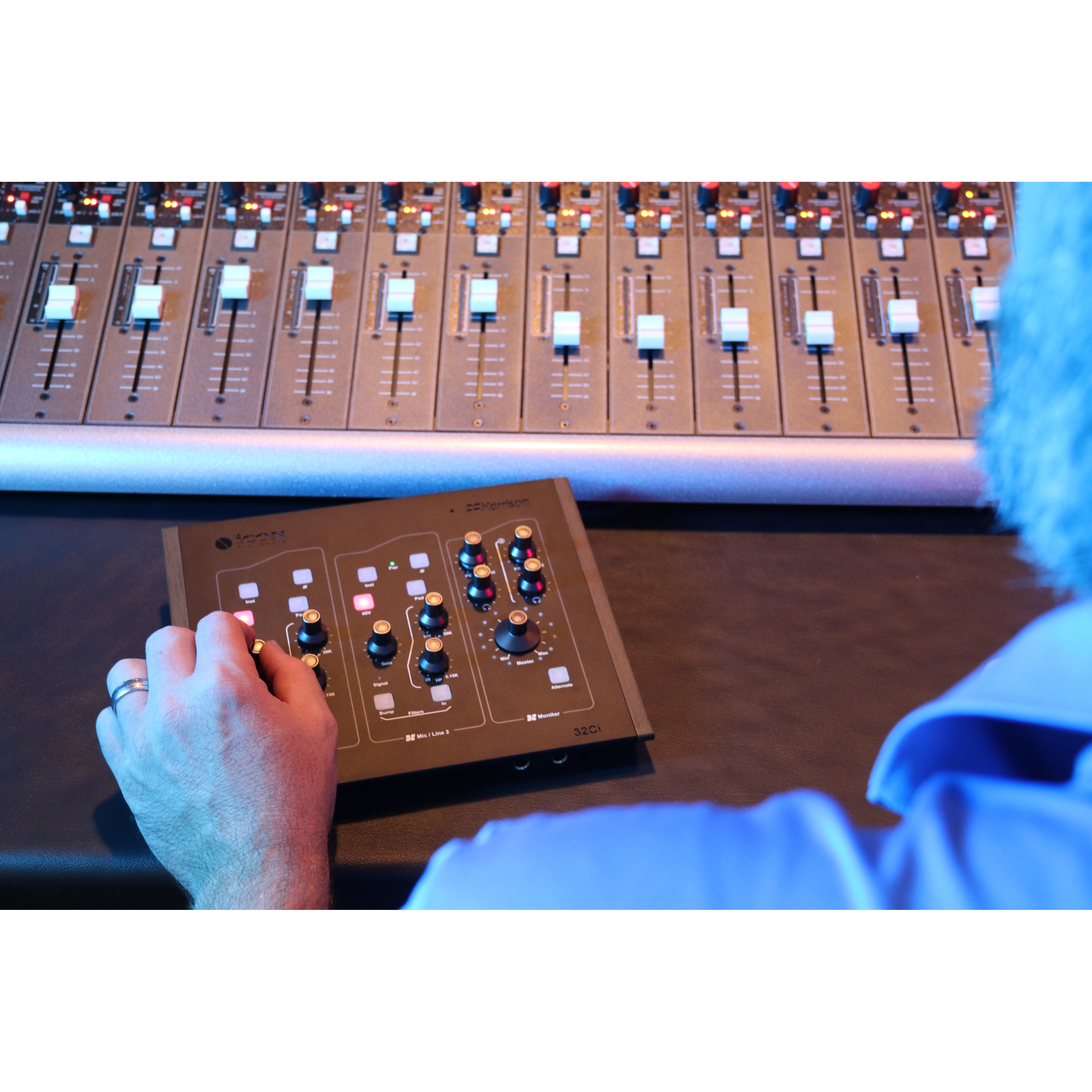 iCON 32Ci USB audio interface met Harrison microfoon preamps