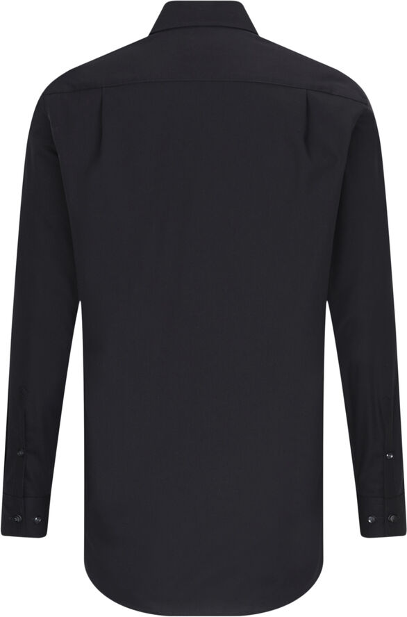 Seidensticker Business Shirt Regular Long sleeve Kent-Collar Uni Black