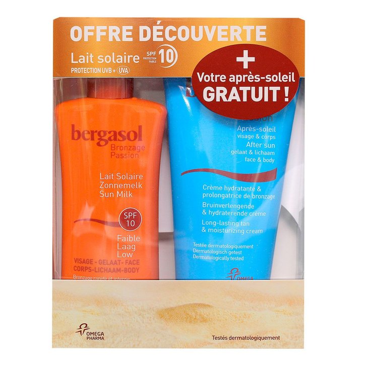Lait solaire SPF10 125ml + après-soleil offert