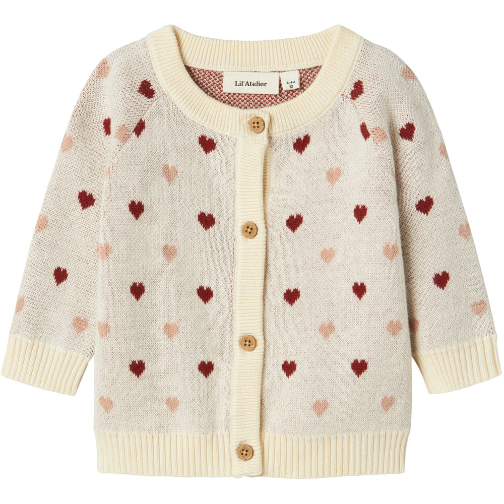 Køb Lil'Atelier Turtledove Red Heart Nbfsaran Ls Strik Card Heart Lil