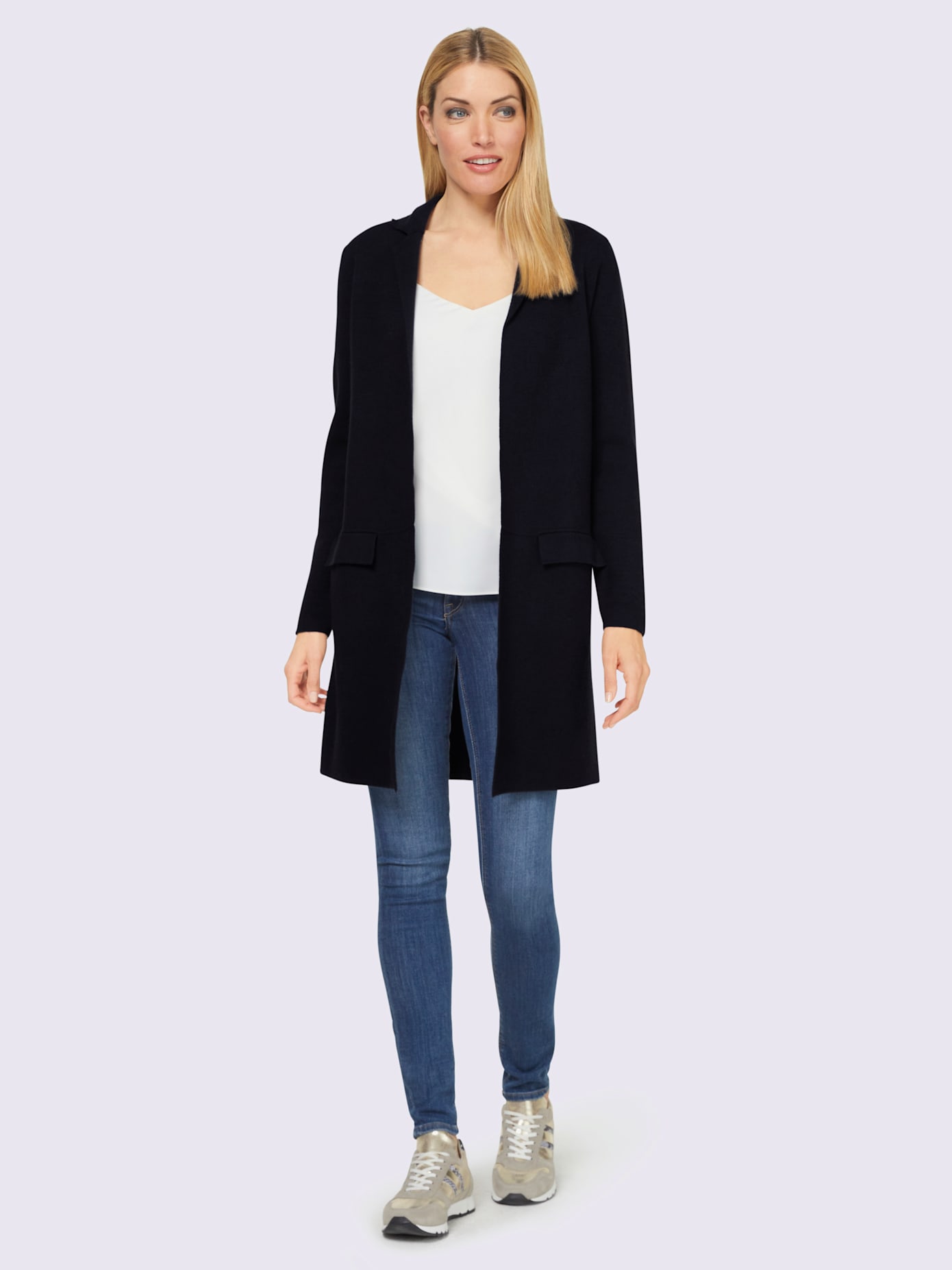 Manteau en tricot look tendance