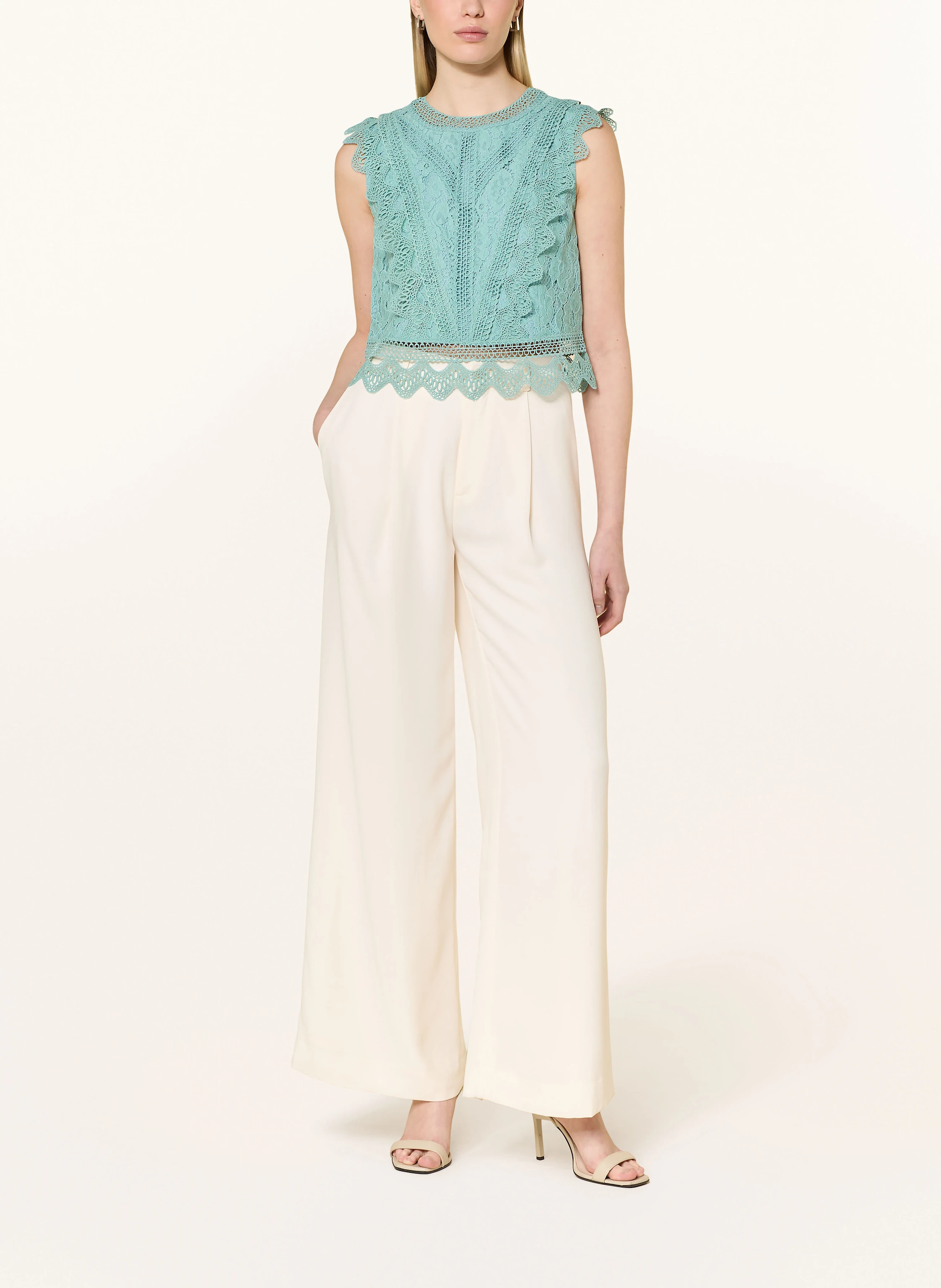 APART Cropped-Top aus Spitze