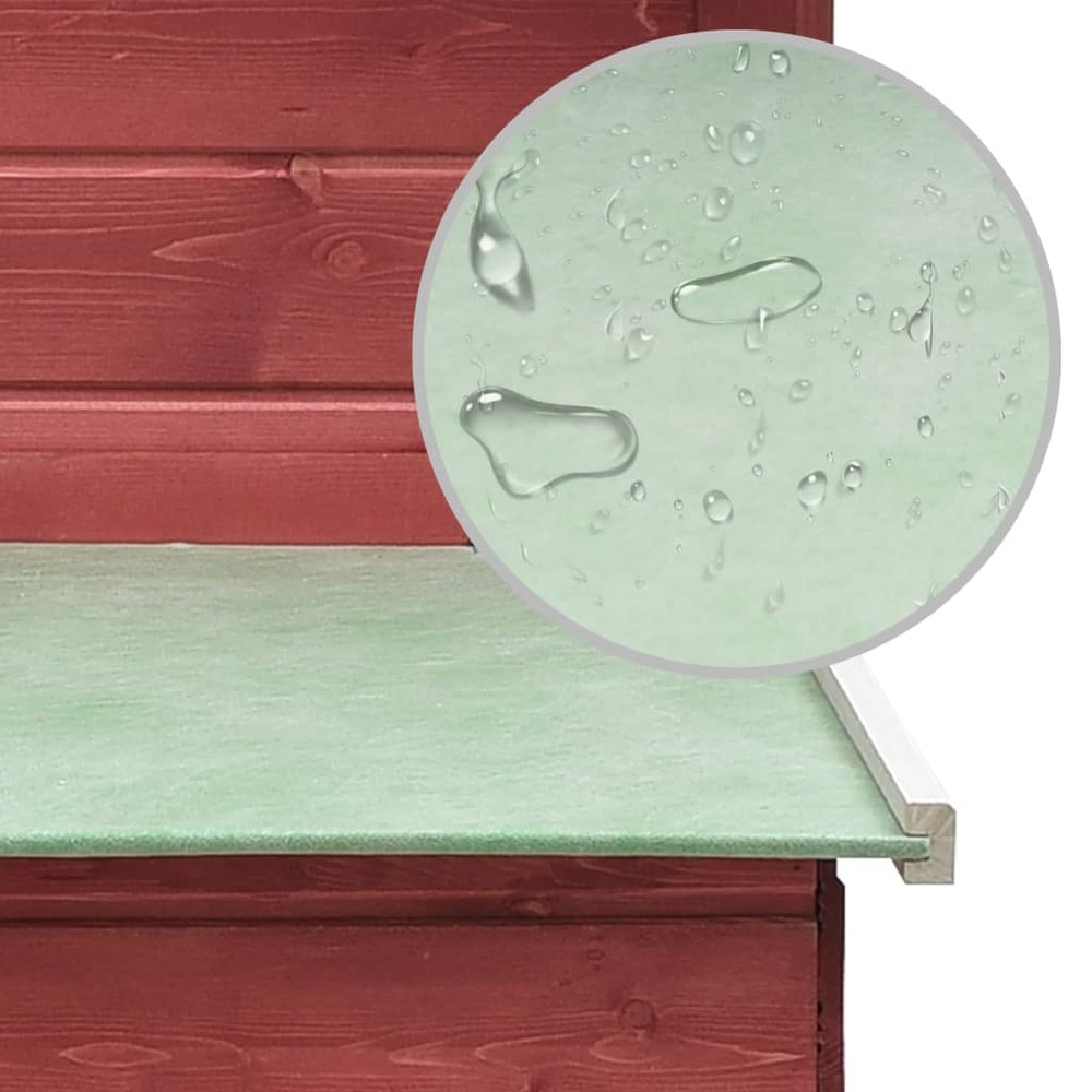 Poulailler 170 x 81 x 110 cm bois de pin massif et sapin rouge