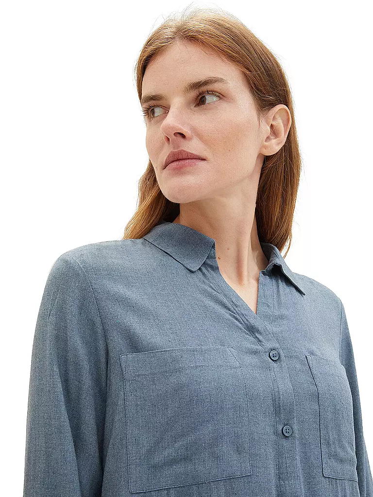 TOM TAILOR Bluse  blau