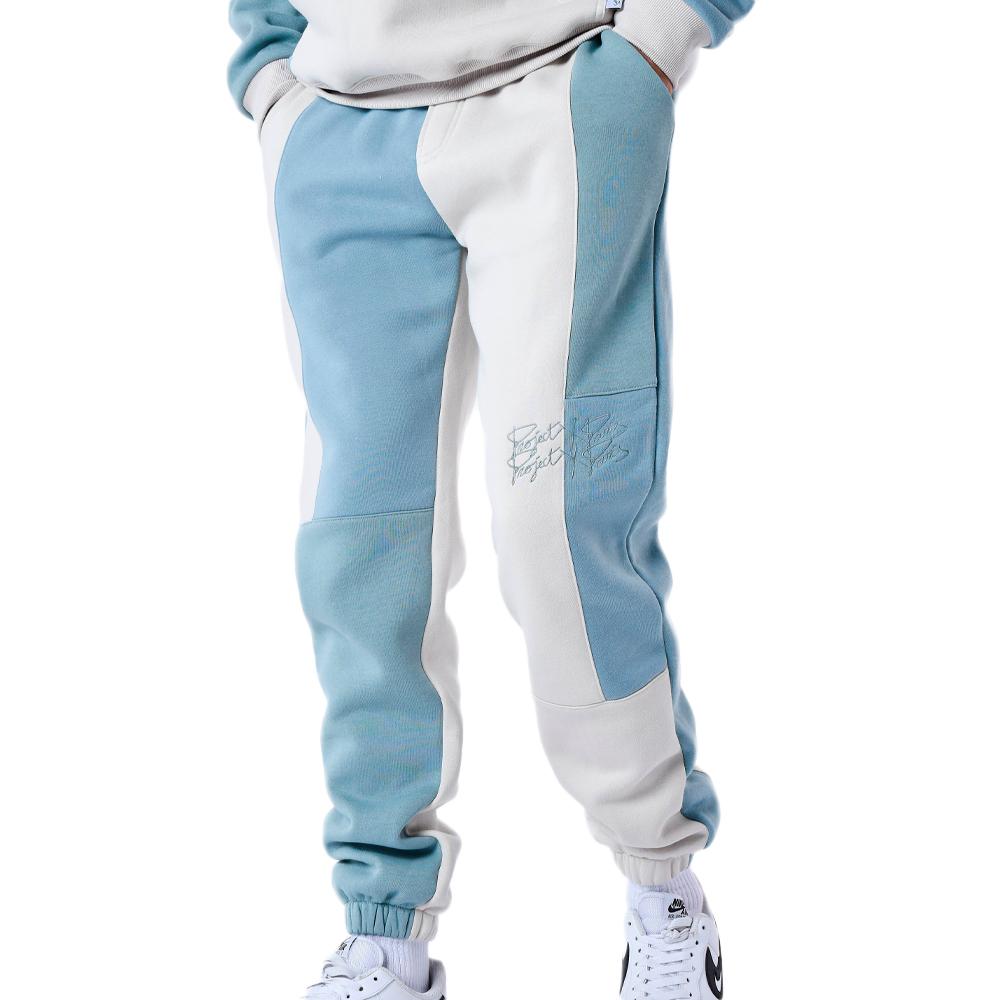 Project X Paris Joggings Bleu/Beige Homme Project X Paris Tricolore