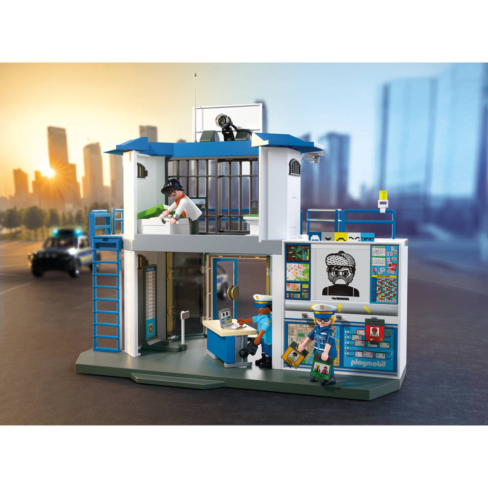 PLAYMOBIL City Action politiebureau met onderzoeksruimte 71874