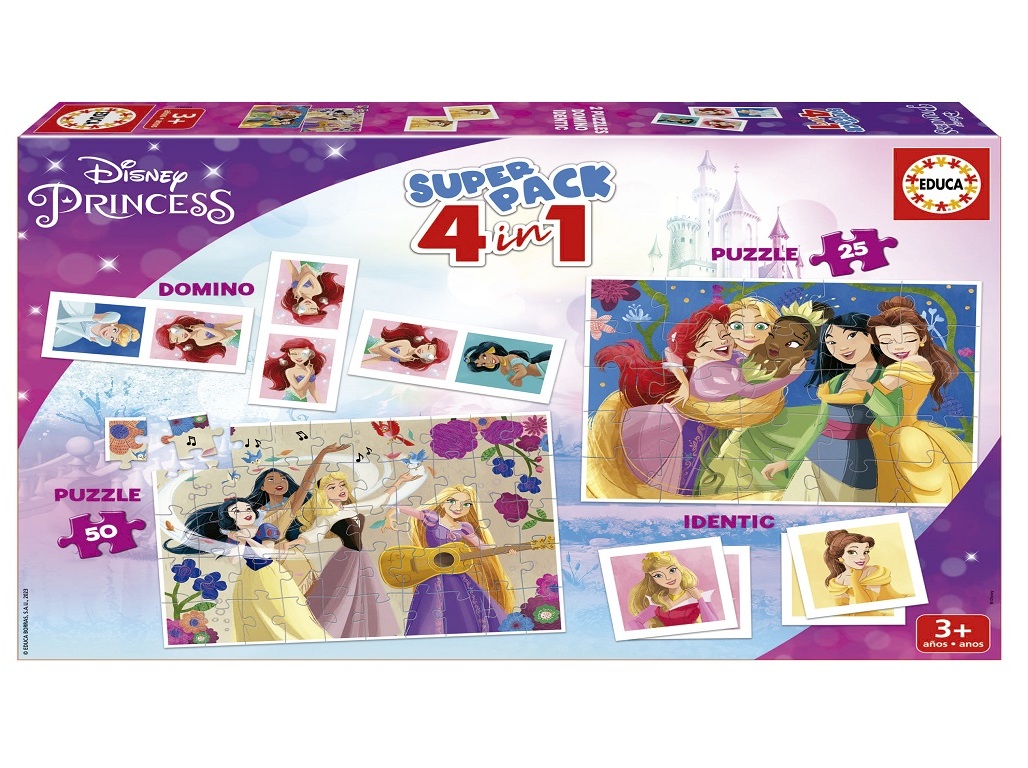SUPERPACK EDUCA DISNEY PRINCESAS