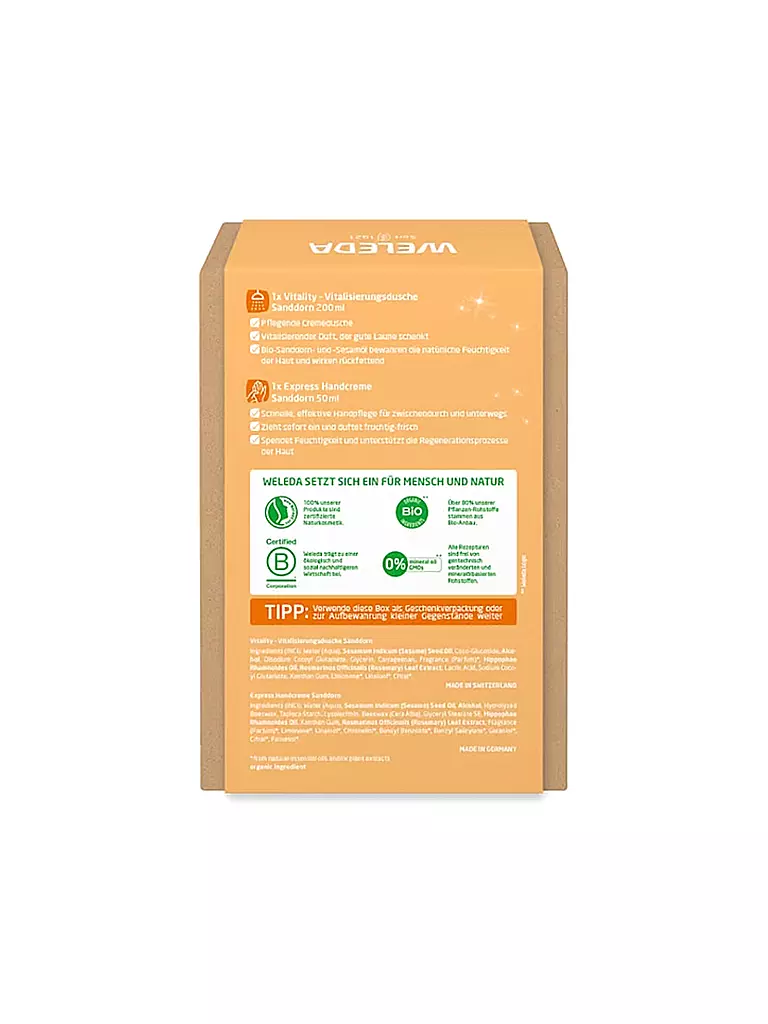 WELEDA Geschenkset - FEEL GOOD - Geschenkset Sanddorn Winter 200ml / 50ml keine Farbe