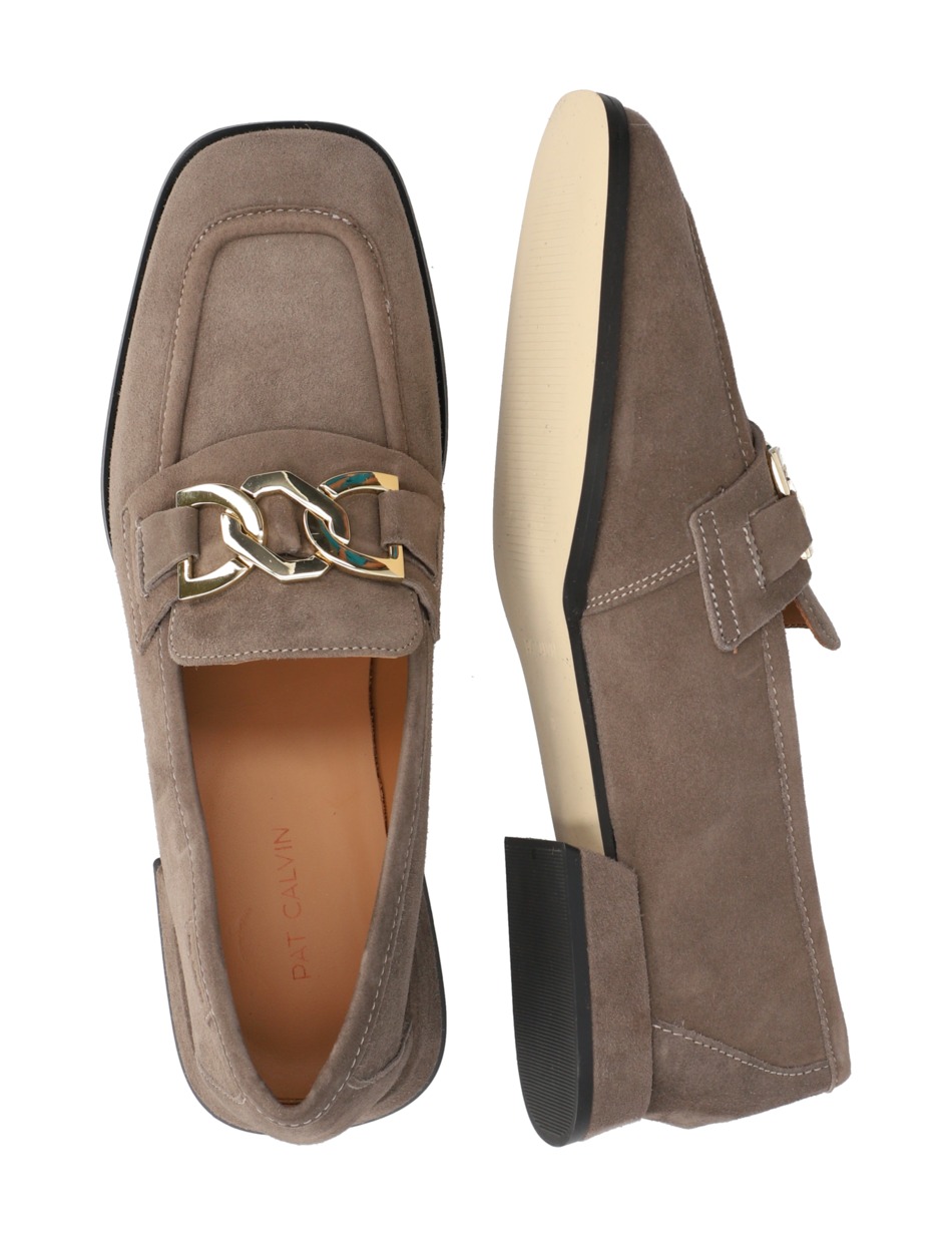 Veloursleder Slipper