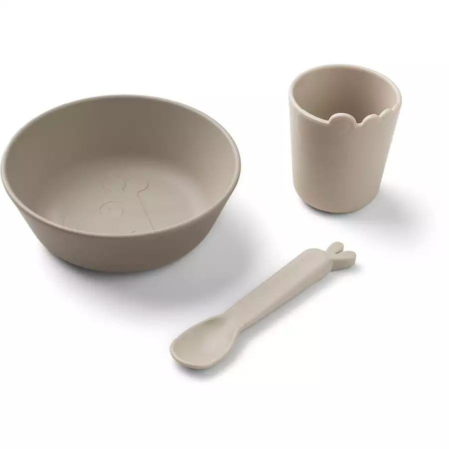 Done by Deer™ Geschirr-Set Kiddish first meal - Sand